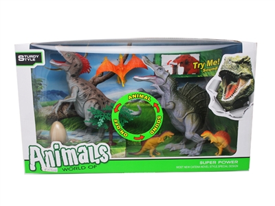 ANIMAL PLAY SET W/IC & LIGHT,INCLUDE BATTERY - HP1078688