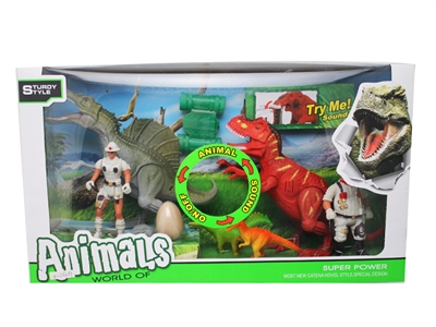 ANIMAL PLAY SET W/IC & LIGHT,INCLUDE BATTERY - HP1078689