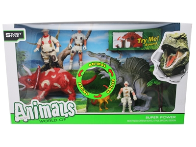 ANIMAL PLAY SET W/IC & LIGHT,INCLUDE BATTERY - HP1078690