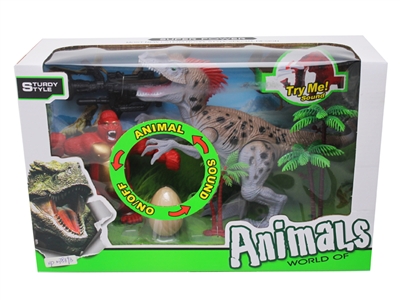 ANIMAL PLAY SET W/IC & LIGHT,INCLUDE BATTERY - HP1078693