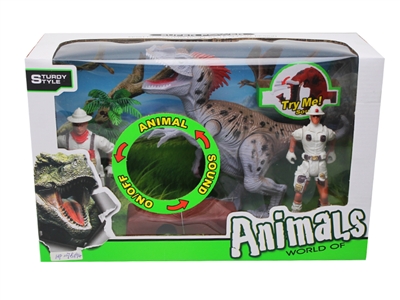 ANIMAL PLAY SET W/IC & LIGHT,INCLUDE BATTERY - HP1078694