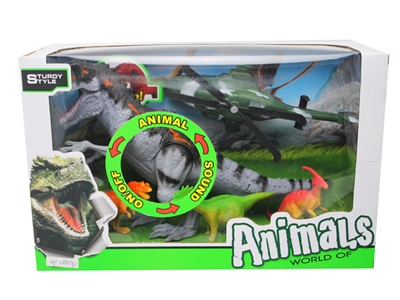 ANIMAL PLAY SET W/IC & LIGHT,INCLUDE BATTERY - HP1078695