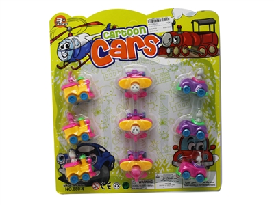 回力卡通飞机/甲虫车/火车 9PCS - HP1078821