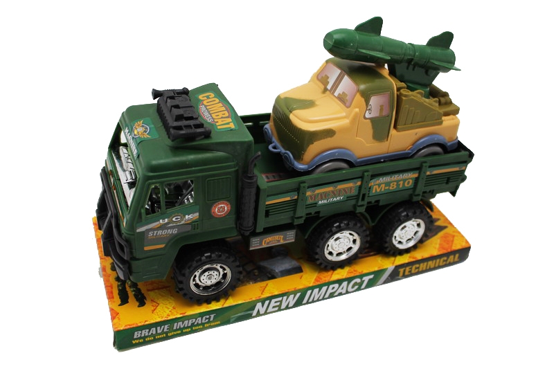 FRICTION MILITARY CAR W/PULL BACK CAR - HP1079282