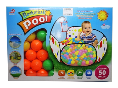 100CM BASKET POOL W/50PCS BALLS - HP1079554