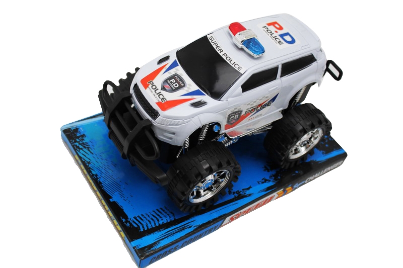 FRICTION POLICE CAR WHITE/BLUE - HP1080826