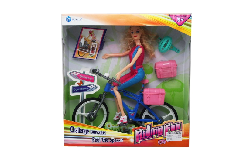 JOINTS BODY DOLL W/BICYCLE - HP1081701