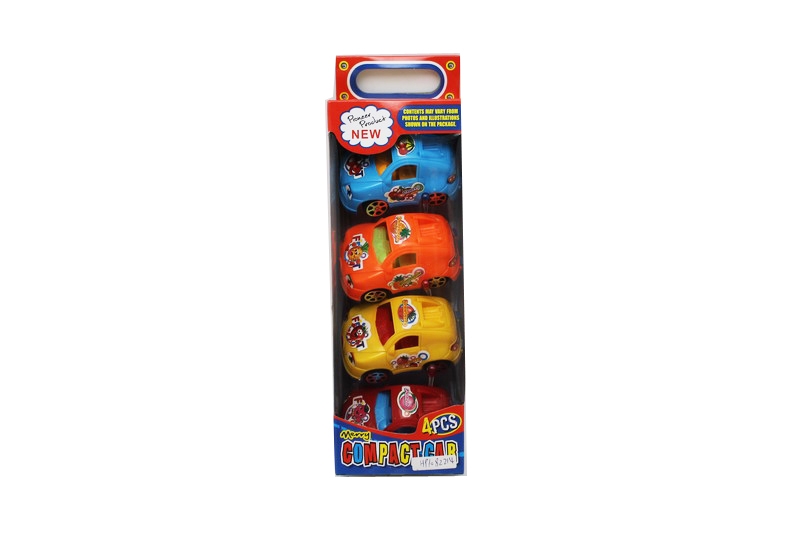 PULL BACK CAR 4PCS - HP1082214