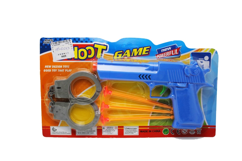 SOFT SHOOTING GUN GREEN/BLUE - HP1082283