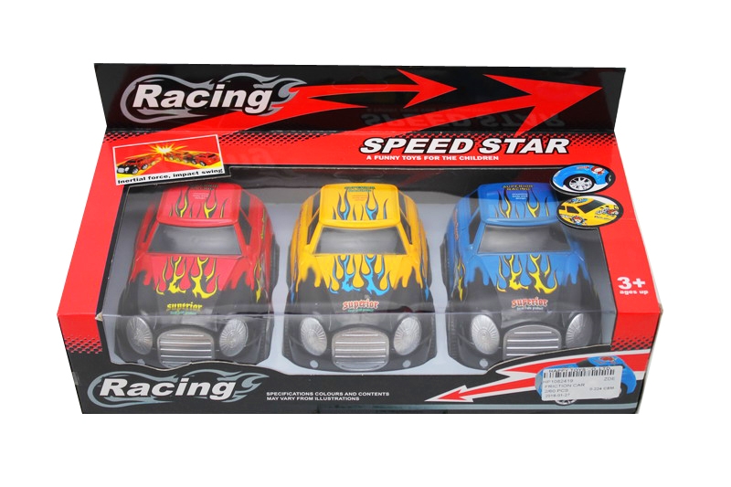 FRICTION CAR 3PCS - HP1082419