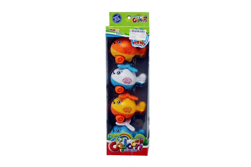 PULL BACK CARTOON PLANE 4PCS - HP1082501