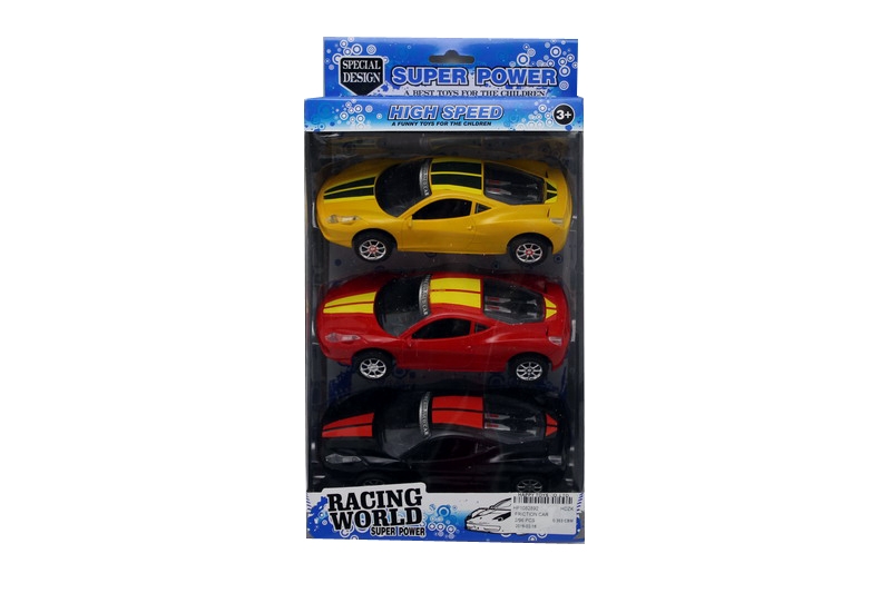 FRICTION CAR BLACK/YELLOW/RED - HP1082892