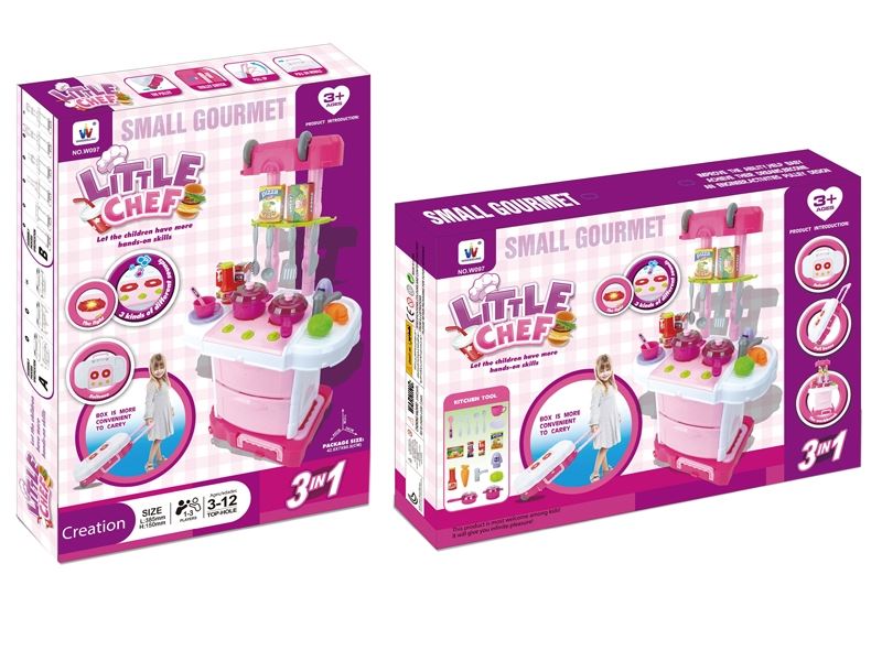 KITCHEN PLAY SET W/LIGHT & IC - HP1082967