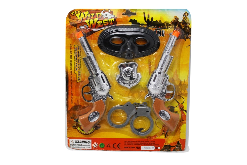 COWBOY DOUBLE GUN PLAY SET 2ASST - HP1083132