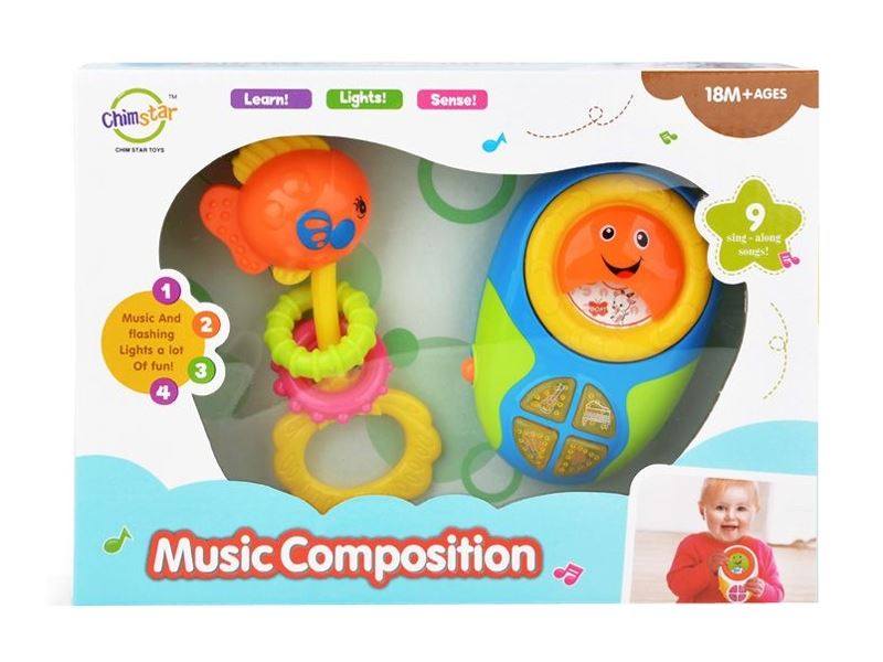 BABY RATTLE KEY W/LIGHT & MUSIC & BABY RATTLE - HP1083632