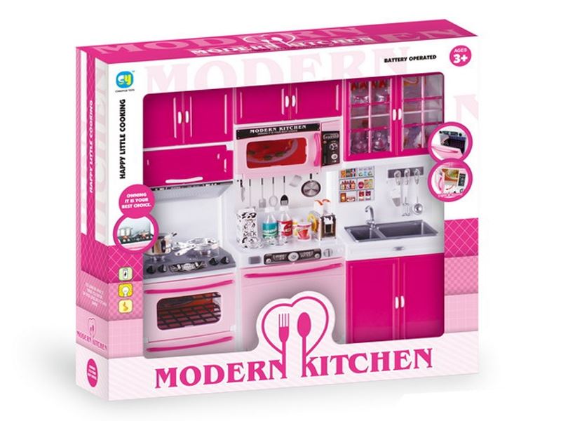 KITCHEN SET W/LIGHT & MUSIC INCLUDE 3*AG13 - HP1083699