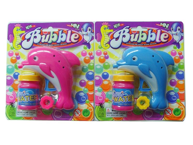 FRICTION BUBBLE GUN ROSE RED/BLUE - HP1083754