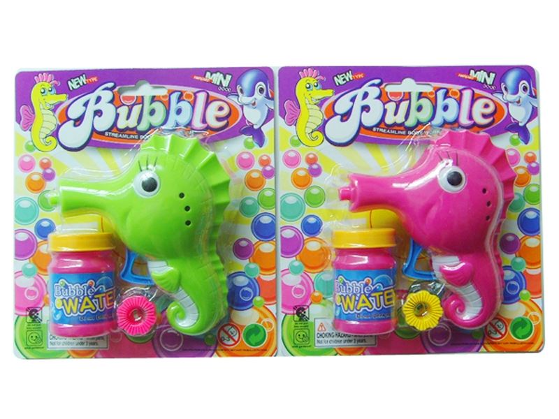 FRICTION BUBBLE GUN ROSE RED/GREEN - HP1083755