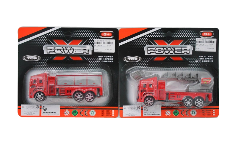 PULL BACK FIRE TRUCK 2ASST - HP1083816