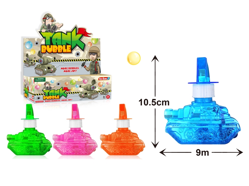 BUBBLE W/WHISTLE 24PCS/DISPLAY BOX - HP1084008