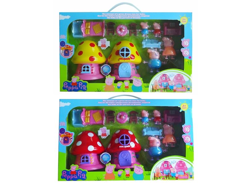 PEPPA PIG MUSHROOM HOUSE W/LIGHT,MUSIC - HP1084251