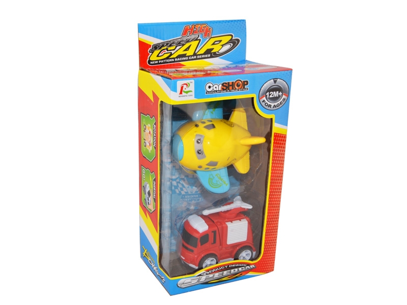 360°REVOLVE FRICTION PLANE & CAR - HP1084262