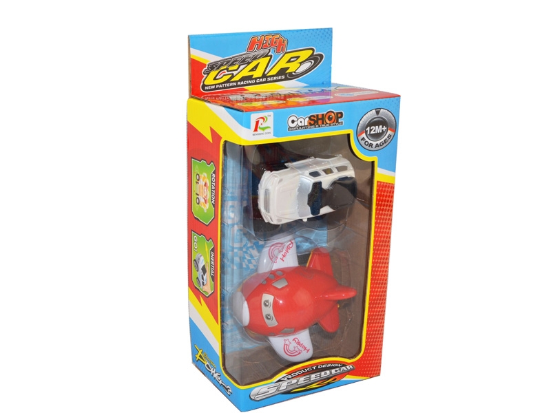 360°REVOLVE FRICTION PLANE & CAR - HP1084270