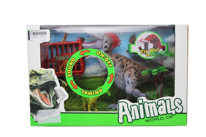 ANIMAL PLAY SET W/SOUND & LIGHT,INCLUDE BATTERY - HP1084828