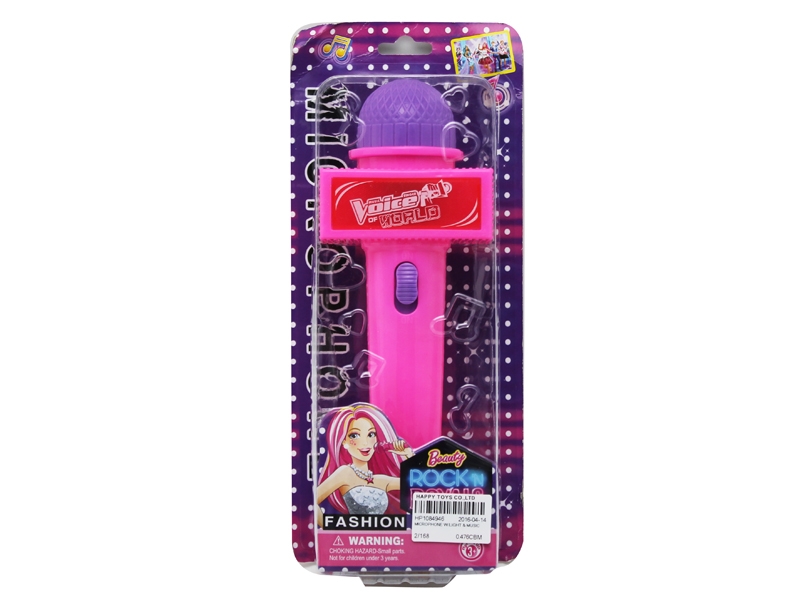 MICROPHONE W/LIGHT & MUSIC - HP1084946