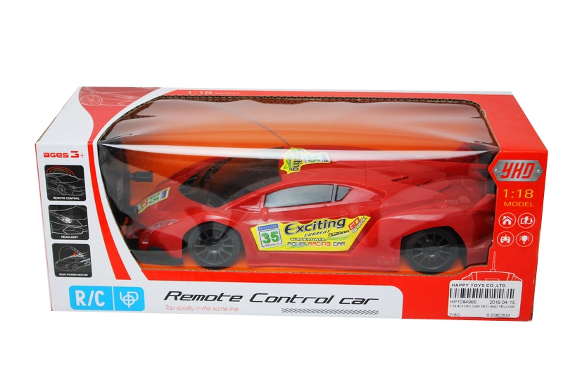 1：18四通遥控车 红黄两色 - HP1084966