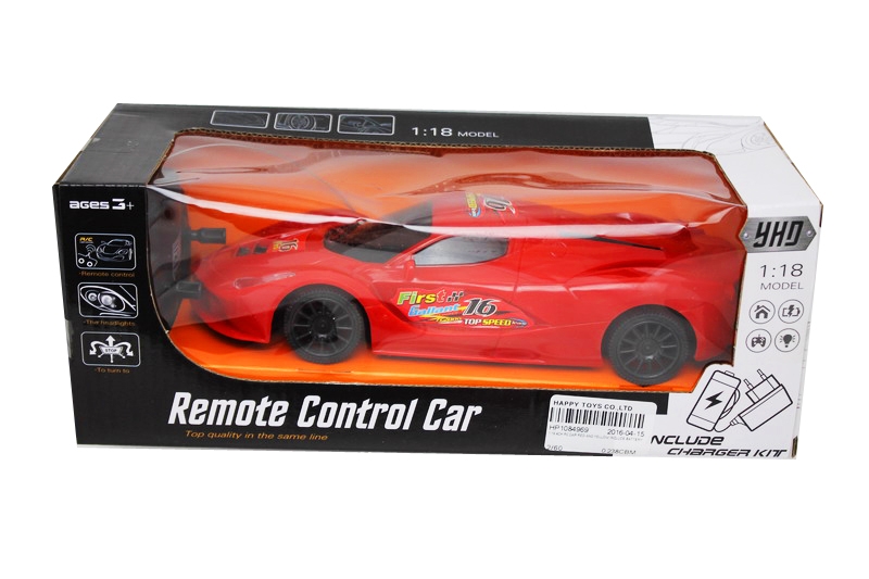 1：18四通遥控车 红黄两色 包电 - HP1084969