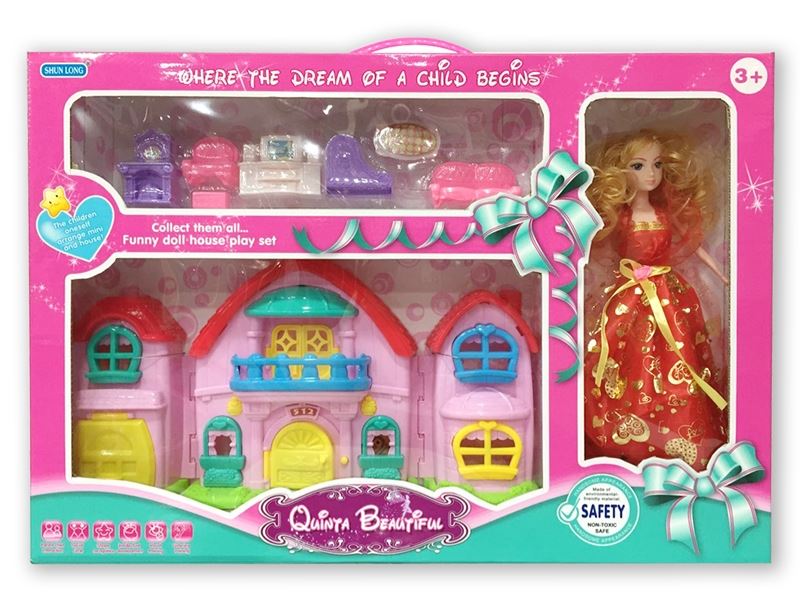 VILLA W/BENDABLE DOLL - HP1085002