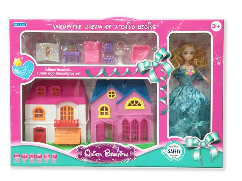 VILLA W/BENDABLE DOLL - HP1085004