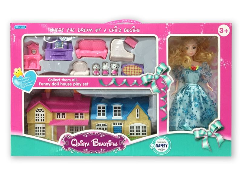 VILLA W/BENDABLE DOLL - HP1085005