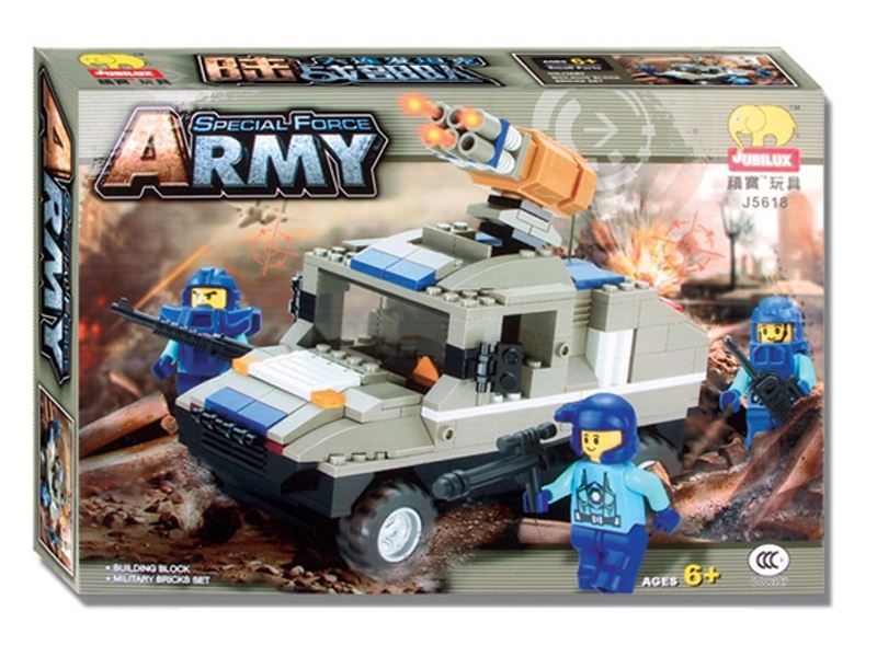 BUILDING BLOCK MILITARY SET 284PCS - HP1085156