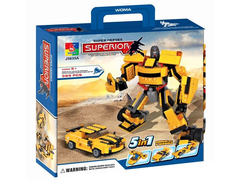 2IN1 ROBOT BLOCK 385PCS - HP1085172