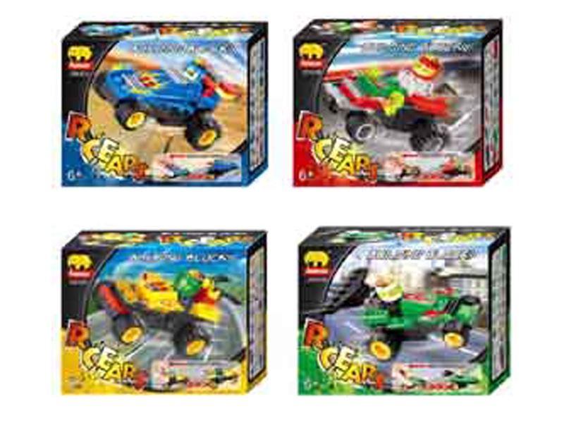 PULL BACK CAR BLOCK 4ASST - HP1085188