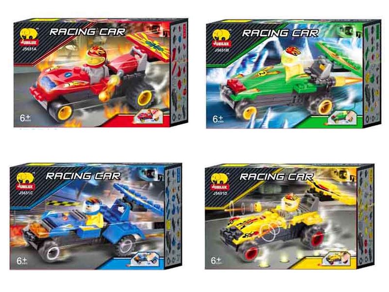 PULL BACK CAR BLOCK 4ASST - HP1085189