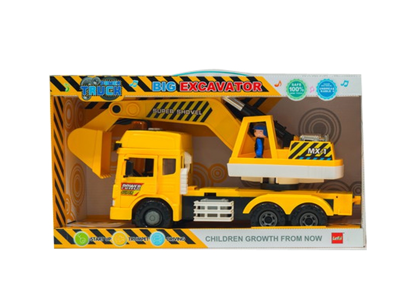 FRICTION TRUCK W/LIGHT & MUSIC - HP1085701