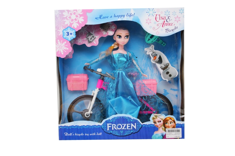 BENDABLE DOLL W/BICYCLE - HP1085823