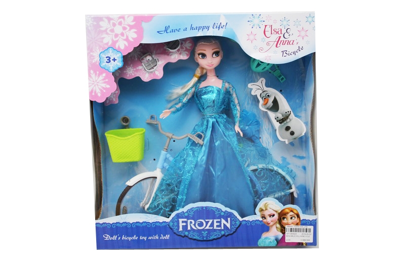 BENDABLE DOLL W/BICYCLE - HP1085824