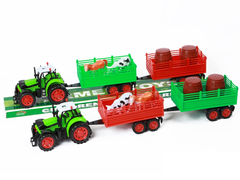 FRICTION FARMER CAR RED/GREEN - HP1085829