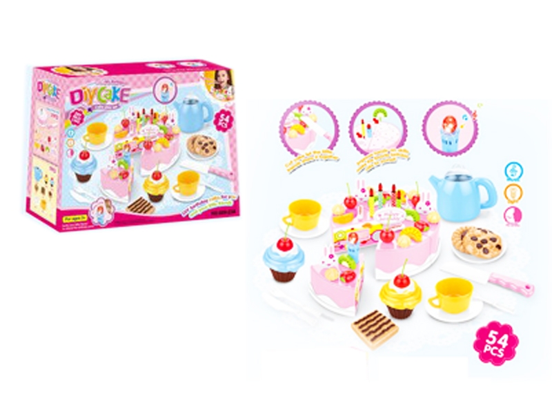 DIY FRUIT CAKE 54PCS W/LIGHT INCLUDED BATTERY - HP1085887