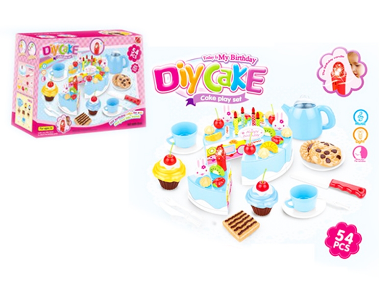 DIY FRUIT CAKE 54PCS W/LIGHT INCLUDED BATTERY - HP1085888