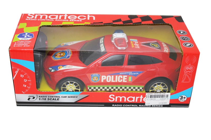 二通遥控警车 红银蓝3色 - HP1086018