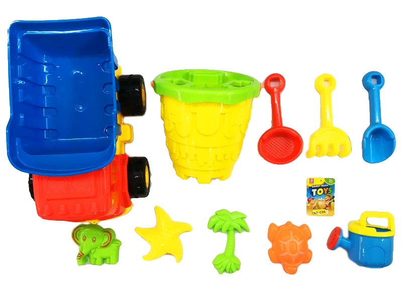 BEACH SET W/CAR 10PCS - HP1086155