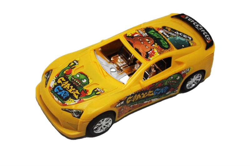 FRICTION CAR WHITE/RED/YELLOW - HP1086471