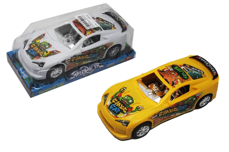 FRICTION CAR WHITE/RED/YELLOW - HP1086472