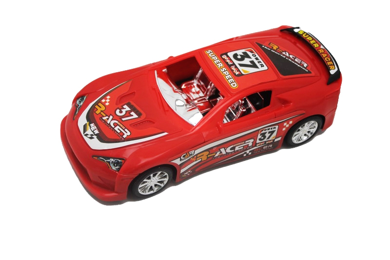 FRICTION CAR WHITE/RED/YELLOW - HP1086474