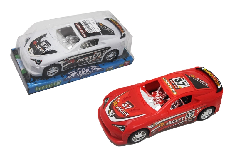 FRICTION CAR WHITE/RED/YELLOW - HP1086475